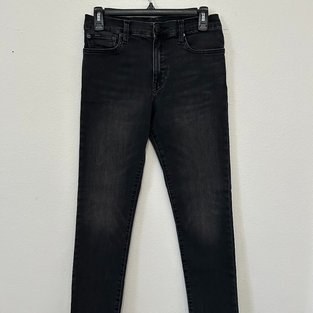 Polo Ralph Lauren Boys The Sullivan Slim Jeans Black, size 16